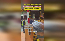 高速免费最后一刻：司机的“压哨绝杀”惊心动魄