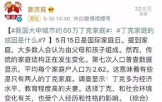 第一批丁克家庭现状曝光